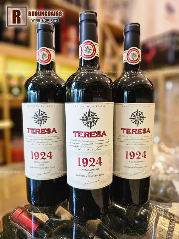 Rượu Vang Ý Teresa 1924 Negroamaro Rượu Vang Ý Teresa 1924 Negroamaro