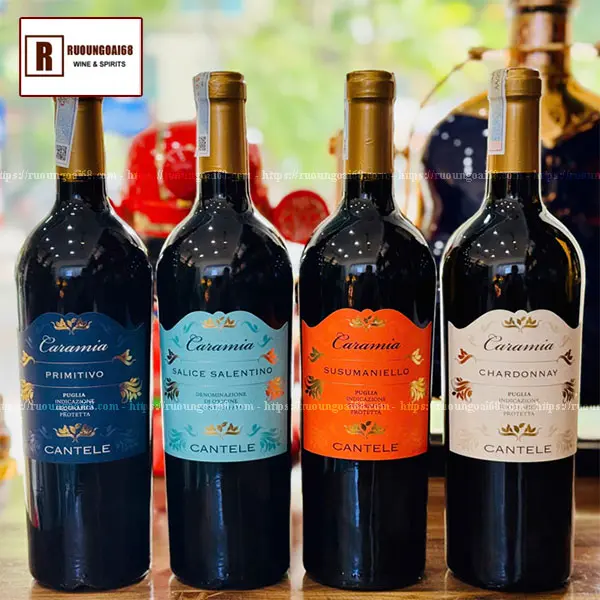 Rượu Vang Ý Caramia Primitivo Rượu Vang Ý Caramia Primitivo
