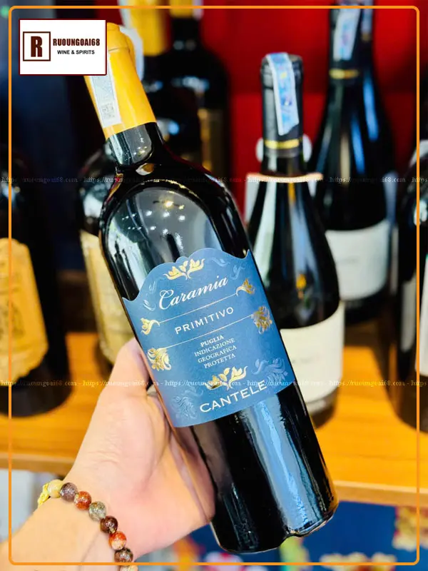 Rượu Vang Ý Caramia Primitivo Rượu Vang Ý Caramia Primitivo
