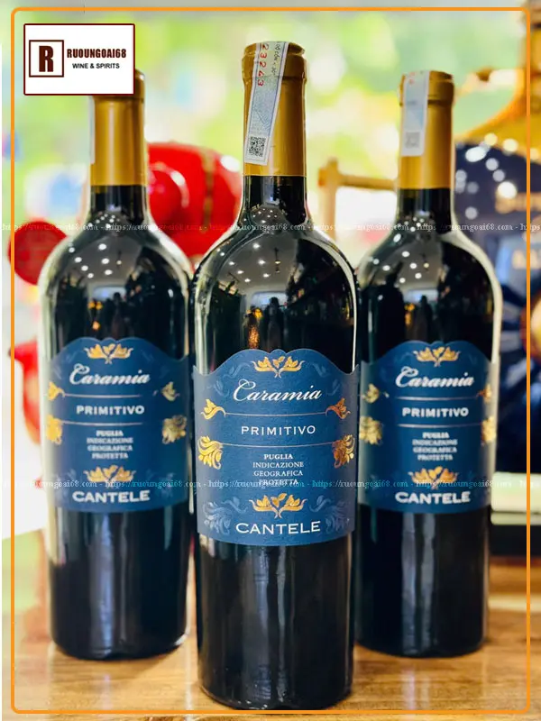 Rượu Vang Ý Caramia Primitivo Rượu Vang Ý Caramia Primitivo