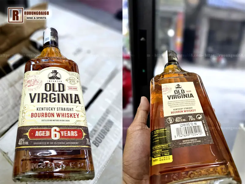 Rượu Whisky Old Virginia 6 năm Chai Rượu Whisky Old Virginia 6 năm