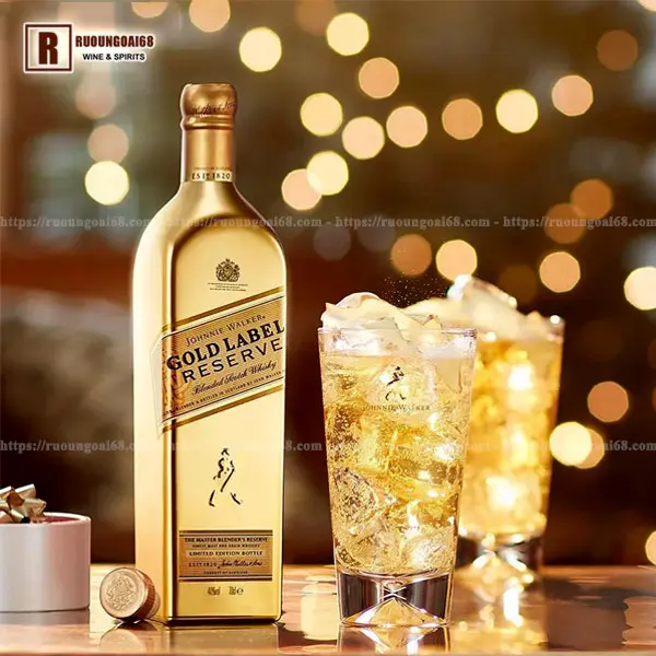 Johnnie Walker Gold Limited Edition nhũ vàng Johnnie Walker Gold Limited Edition nhũ vàng