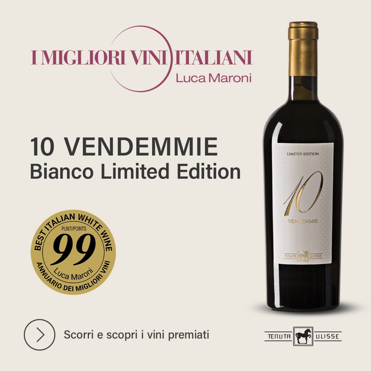 Rượu Vang 10 Vendemmie Bianco