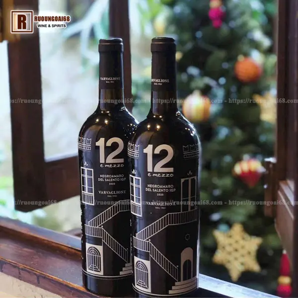 Rượu Vang 12 E Mezzo Masseria Negroamaro Rượu Vang 12 E Mezzo Masseria Negroamaro