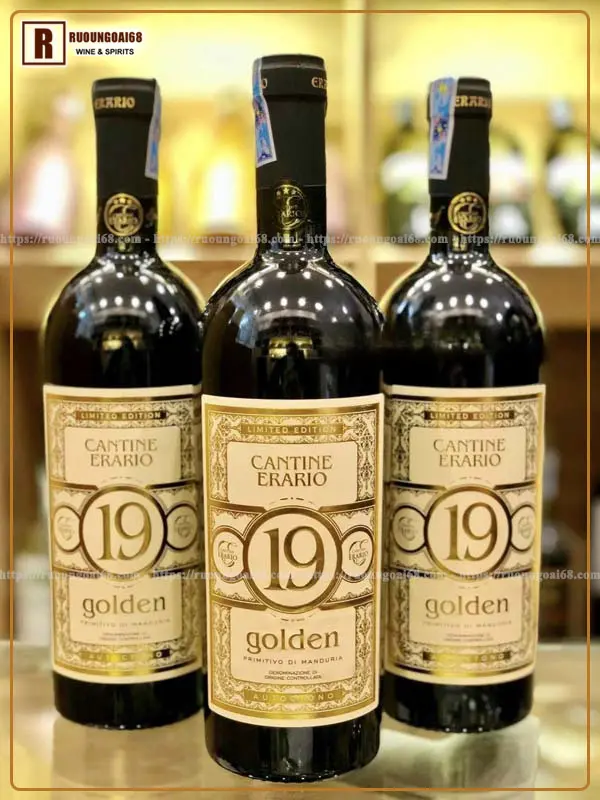 Rượu Vang 19 Golden Primitivo Di Manduria Vang 19 Golden Primitivo Di Manduria