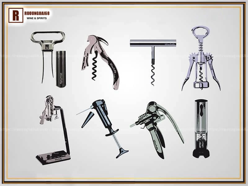bảng giá tham khảo cho các loại đồ khui rượu vang