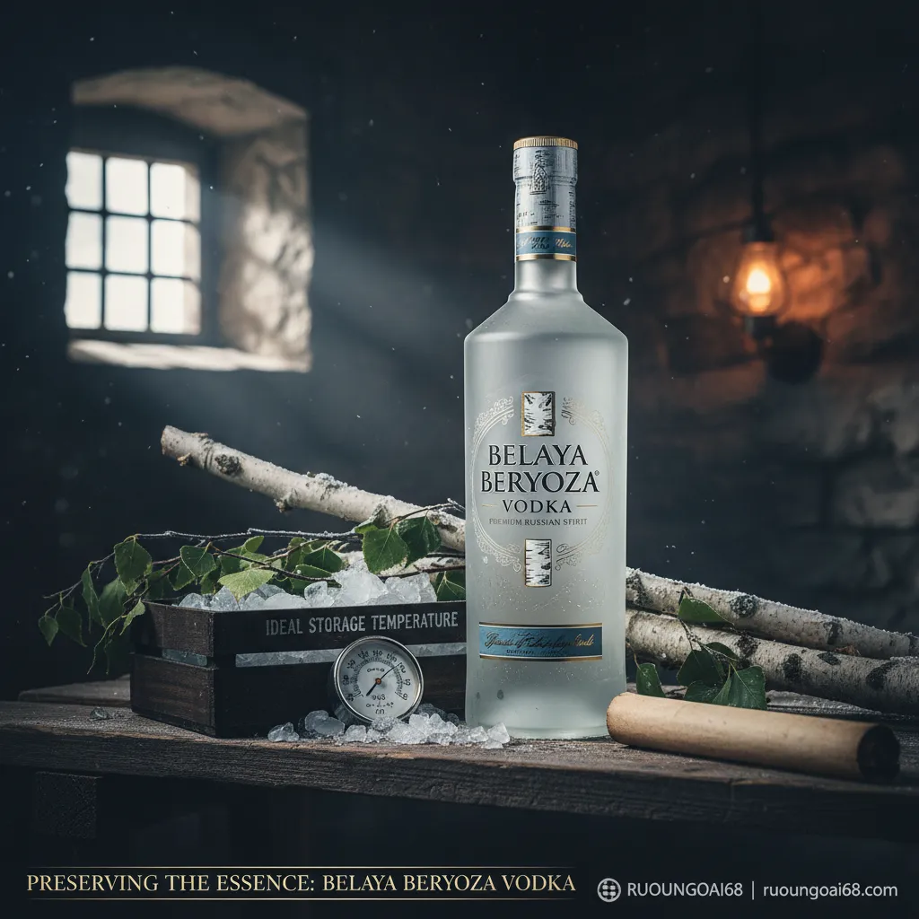 Cách bảo quản rượu Vodka Bạch Dương để giữ trọn hương vị Vodka Bạch Dương