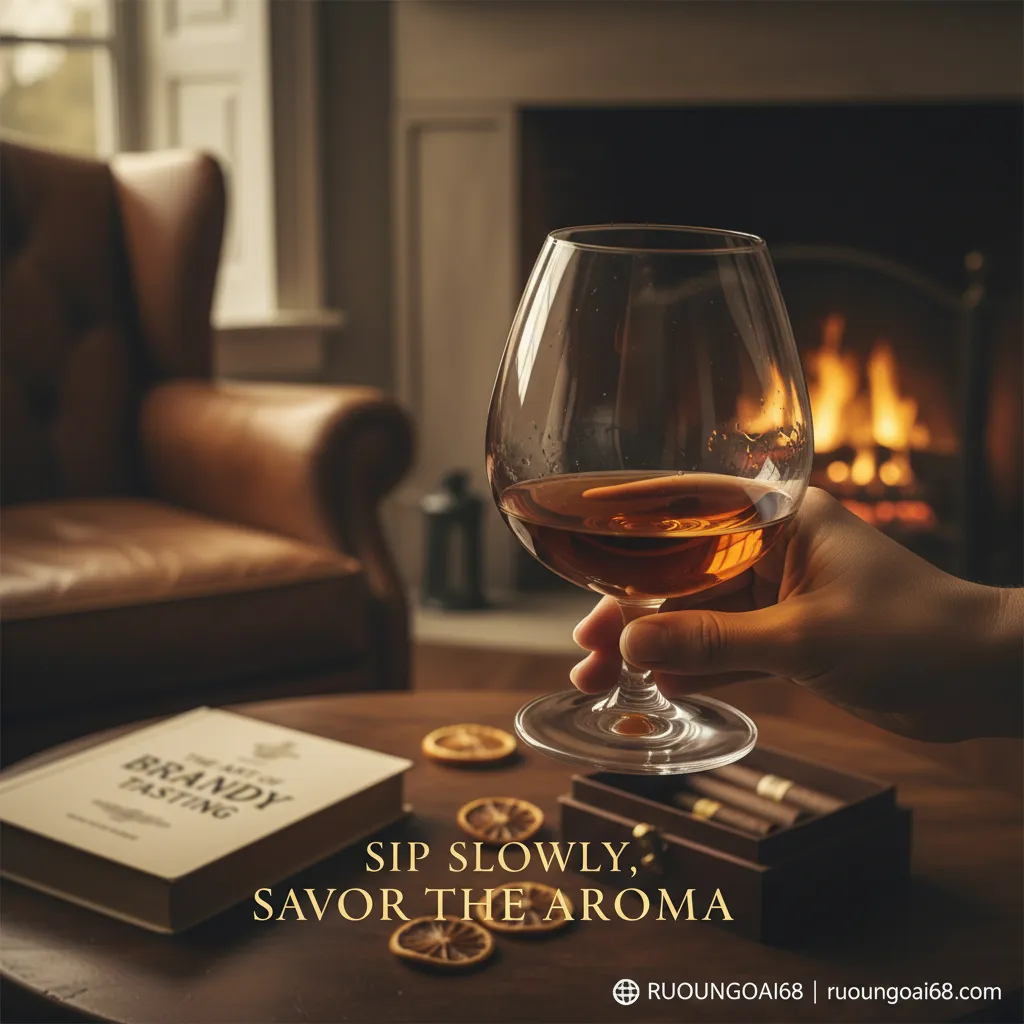 Cách uống rượu Brandy đúng chuẩn để thưởng thức trọn vị 1. Ly snifter rượu Brandy