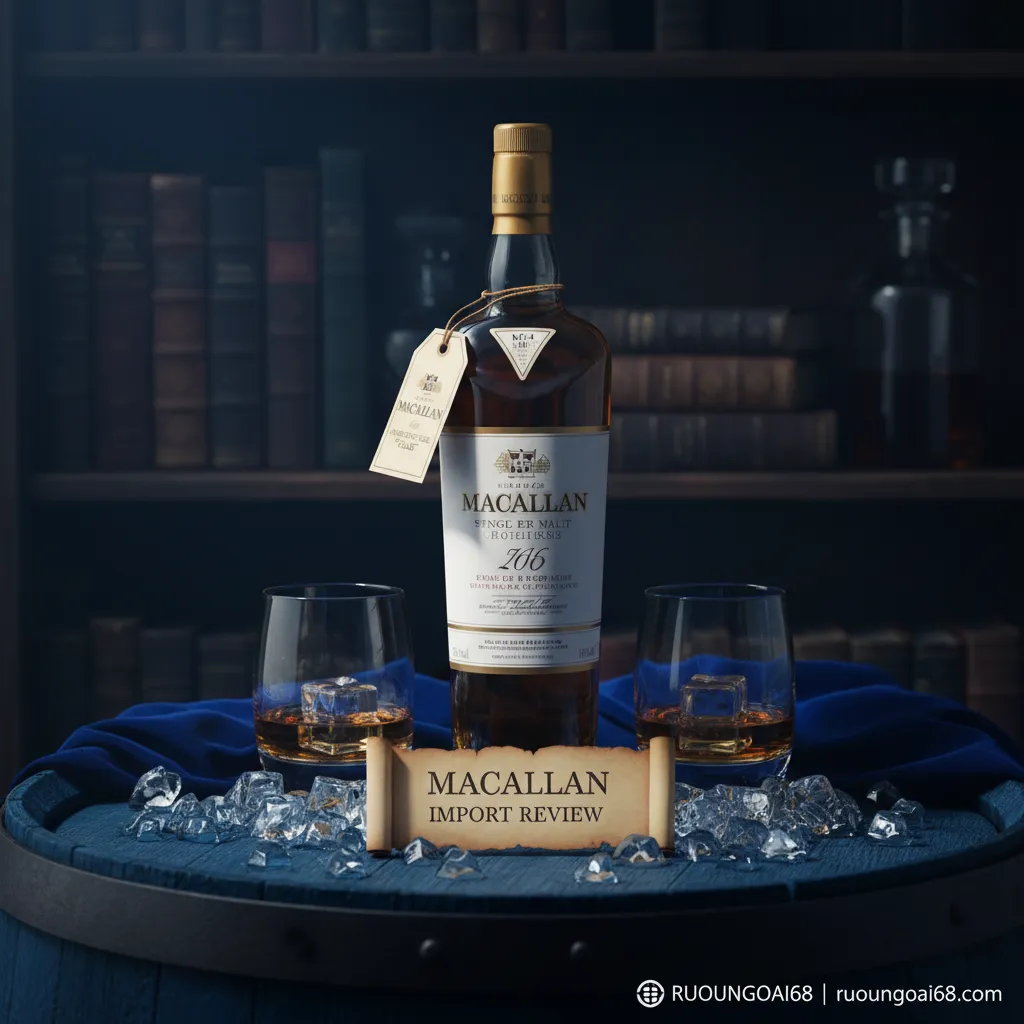 Review rượu Macallan xách tay – Đẳng cấp quý tộc Chai Macallan