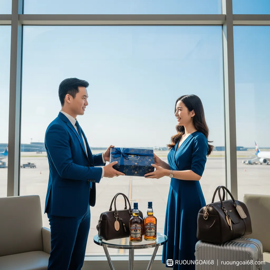 Rượu Chivas xách tay: Thật giả và cách phân biệt 3. Chivas biếu tặng
