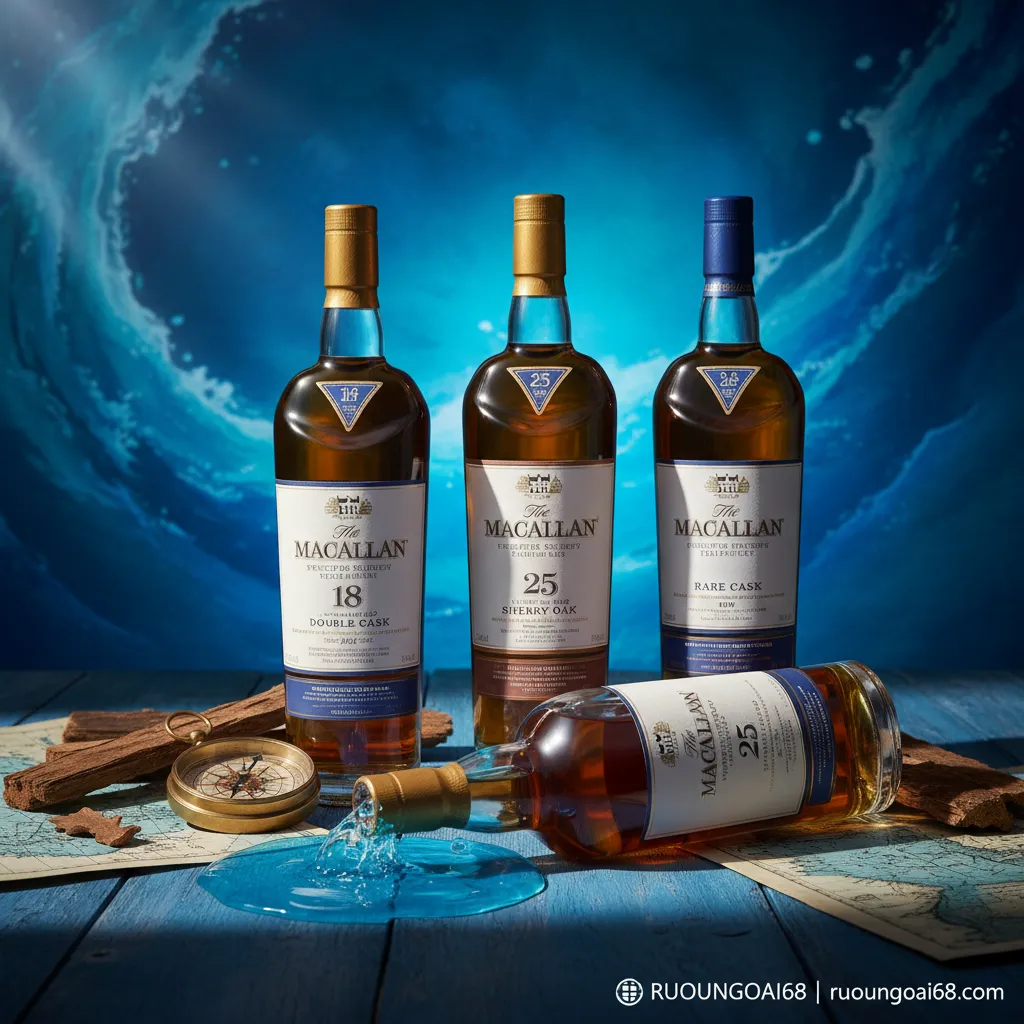 Rượu Macallan xách tay – Dòng whisky cao cấp 1. Macallan