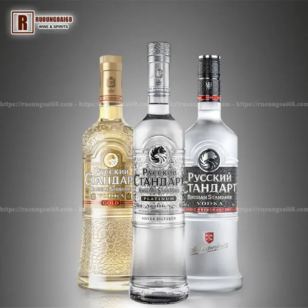 Rượu Vodka Standard Gold 750ml (40%) Các loại Rượu Vodka Standard
