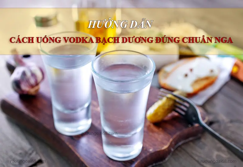 cách uống Vodka Bạch Dương đúng chuẩn Nga