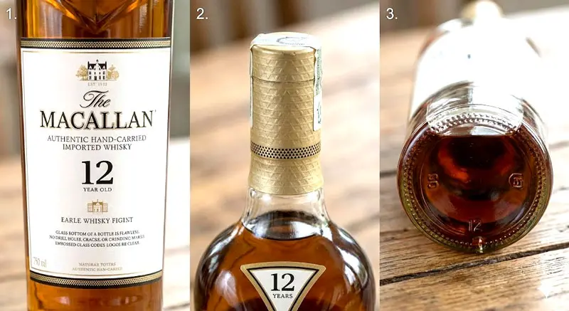 Cách phân biệt - Kiểm tra nhãn chai & nắp chai