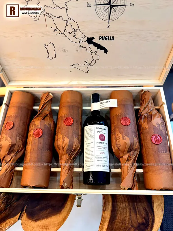 Rượu Vang Ý Rossana Di Puglia Primitivo