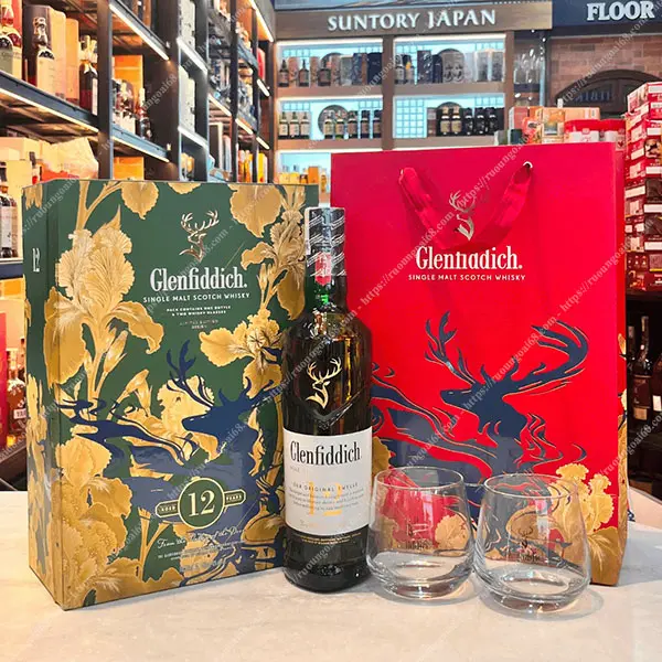 Glenfiddich 12 năm Hộp Quà Tết 2026