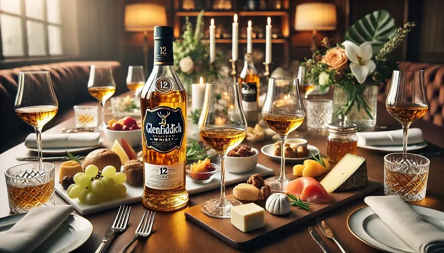 món nhắm tuyệt hảo với rượu Glenfiddich