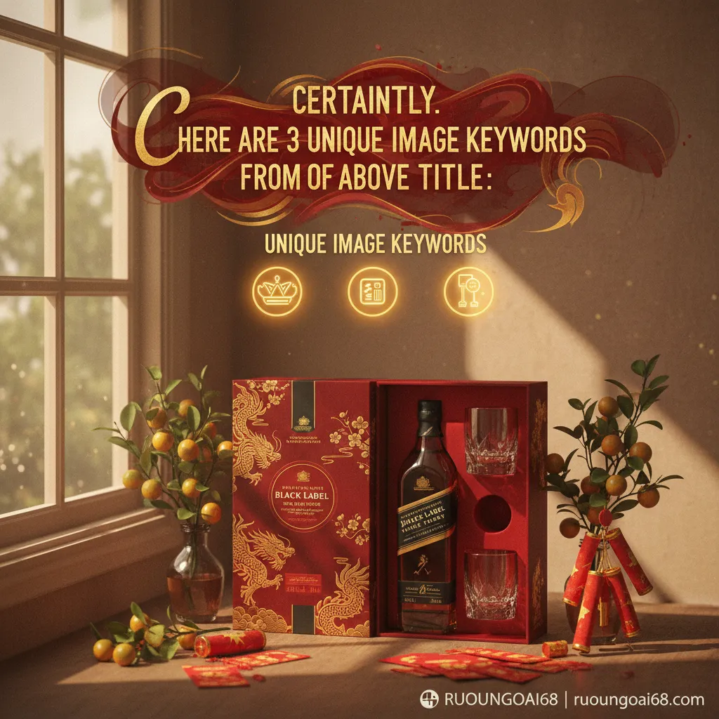Rượu Black Label Hộp Quà Phiên Bản Tết