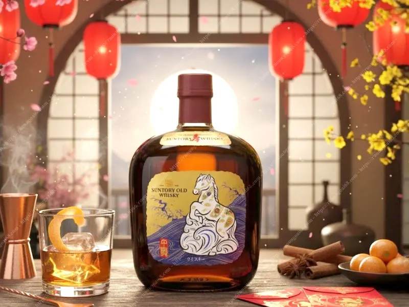 Rượu Suntory Old Whisky Con Ngựa 2026