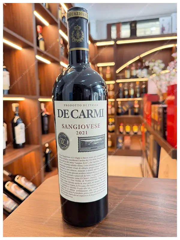 Rượu Vang De Carmi Sangiovese 2021 Rượu Vang De Carmi Sangiovese 2021