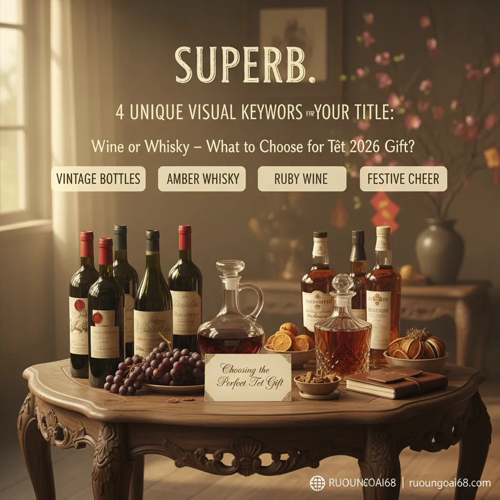 Rượu vang hay whisky