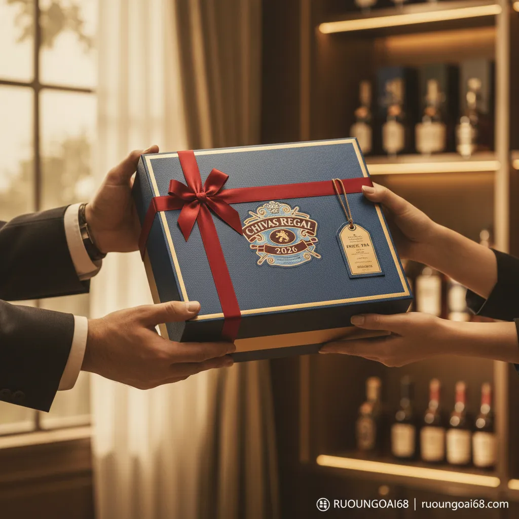 Trao tay hộp quà Chivas 2026