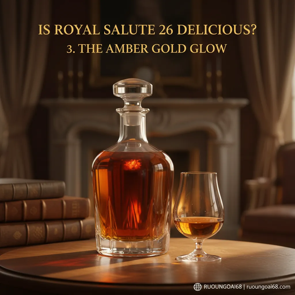 3. Ánh vàng hổ phách của Royal Salute 26