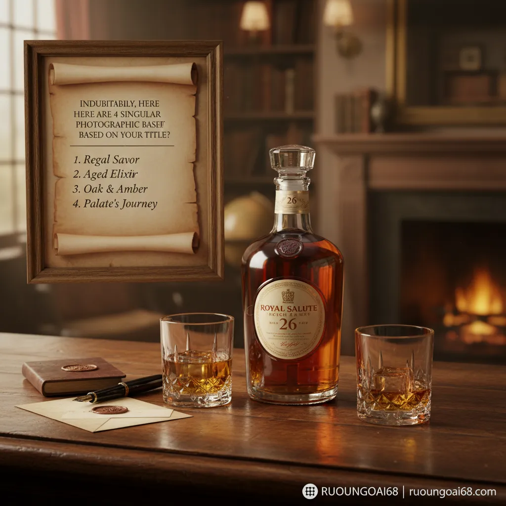 Cách thưởng thức Rượu Royal Salute 26 Năm (Bản Tím)