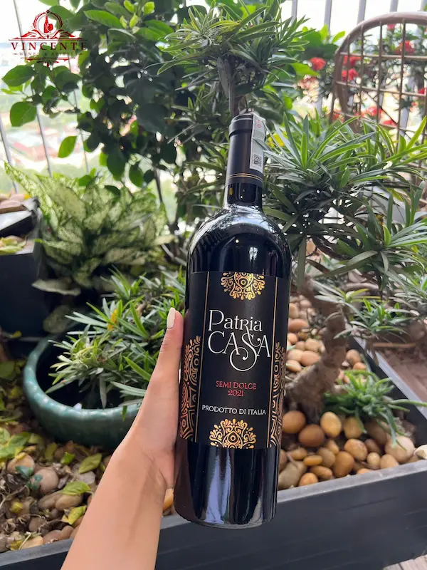 Rượu Vang Ngọt Ý Patria Casa Đen