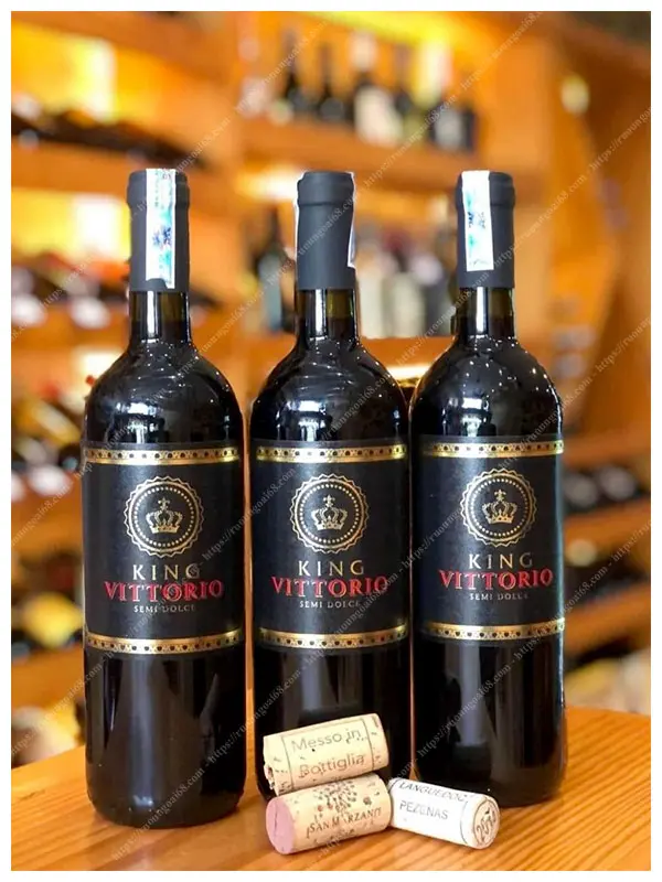 Rượu Vang Ý Ngọt King Vittorio