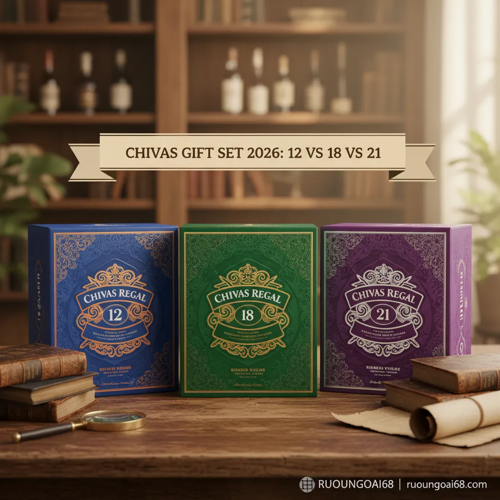 Bảng Giá Rượu Chivas Mới Nhất 2026 Hộp quà Tết Chivas 2026
