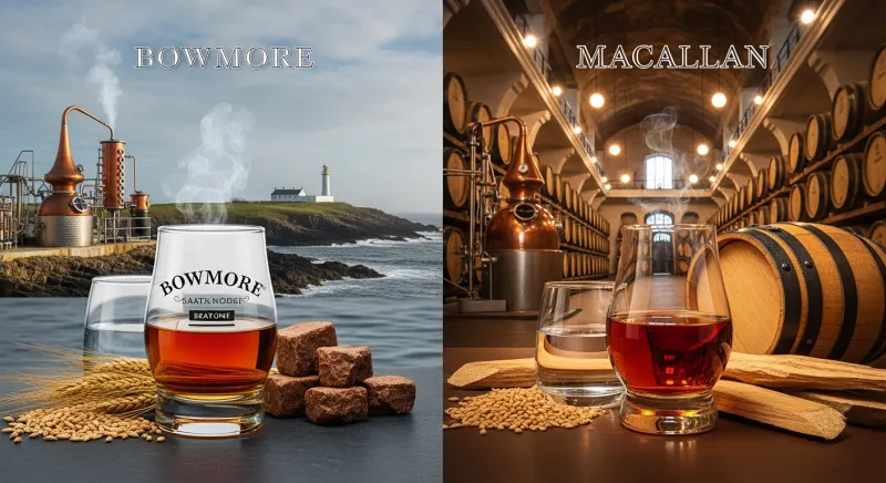 Bowmore Vs Macallan: Khác Nhau Ở Phong Cách, Hương Vị Và Đối Tượng Uống - Quy Trình Chưng Cất và Nguyên Liệu: Nền Tảng Tạo Nên Sự Khác Biệt
