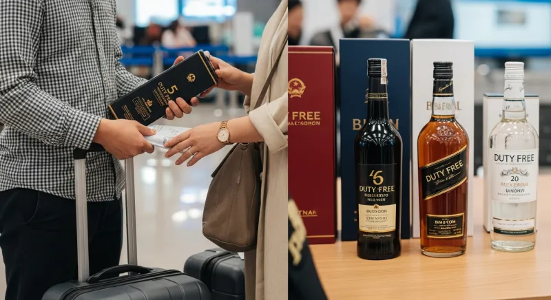 Quy định mang rượu duty free về việt nam 2026 Quy định mang rượu duty free về việt nam 2026 - Quy Định Hiện Hành Về Định Mức Rượu Miễn Thuế Khi Nhập Cảnh Việt Nam