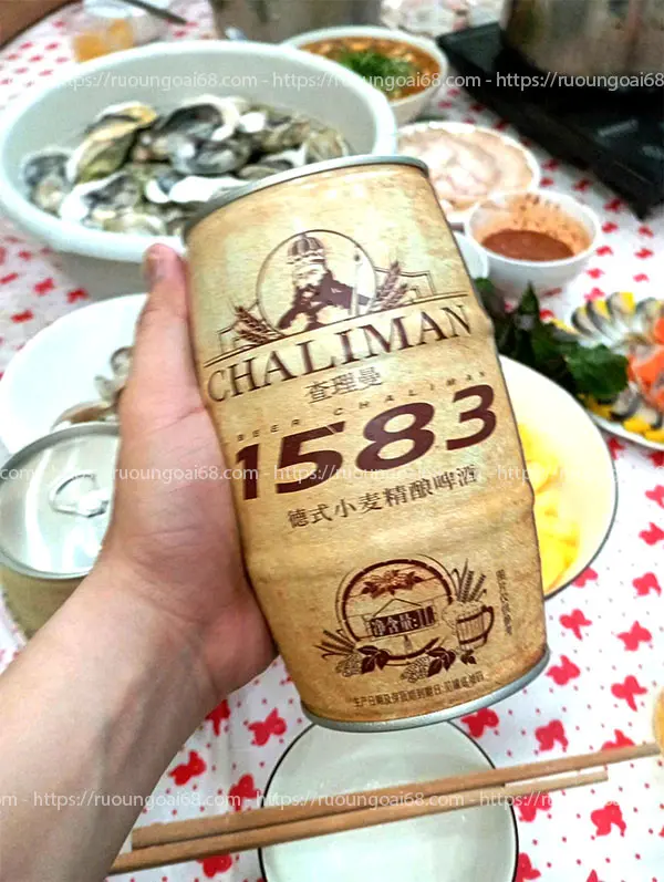 Bia Chaliman 1583 1 Lít