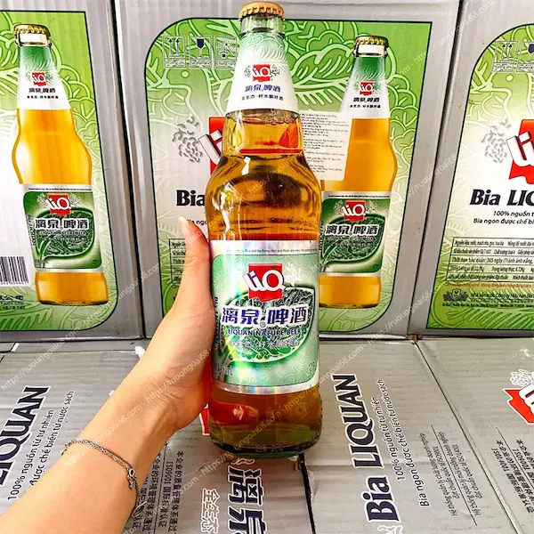 Bia Liquan xanh Trung Quốc: hương vị, giá, nơi mua Bia Liquan xanh Trung Quốc thùng 12 chai 500ml