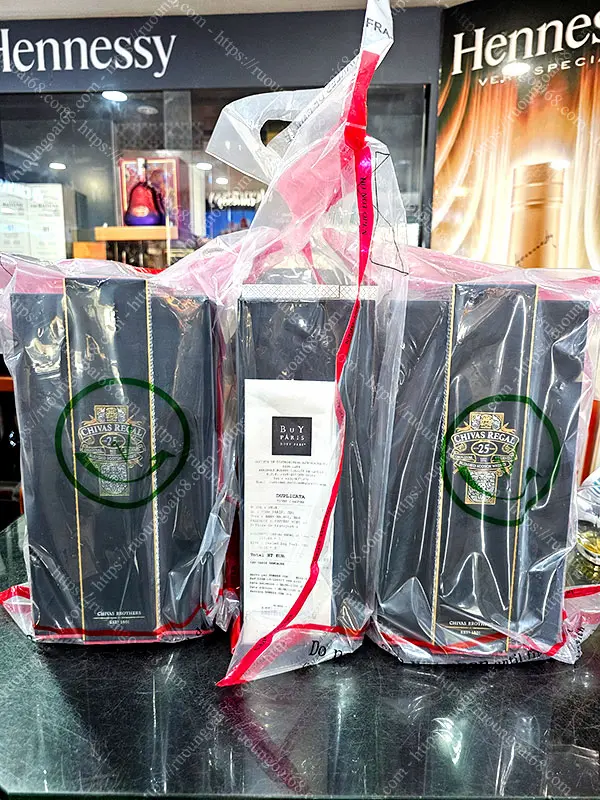 Chivas 25 Năm Xách Tay Dutyfree chuẩn chính hãng