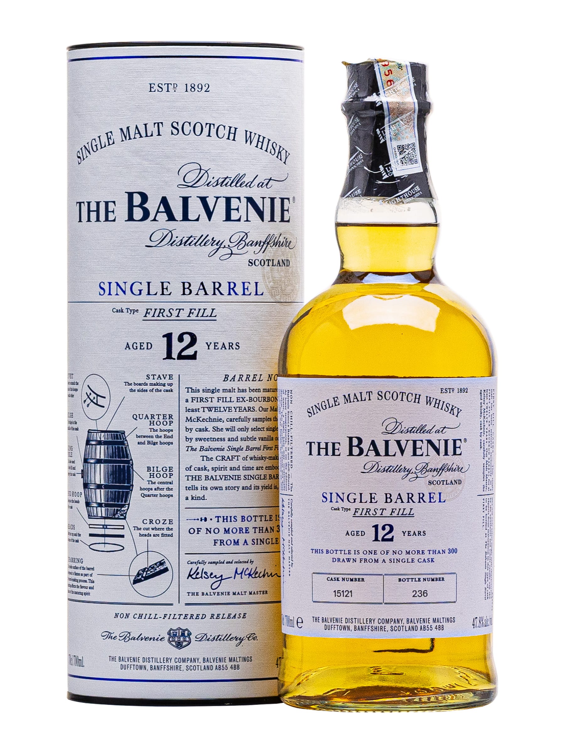 Balvenie Single Barrel 12 năm - Cask No.15121 Balvenie Single Barrel 12 năm - Cask No.15121