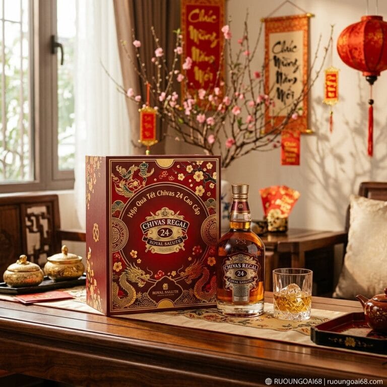 Hộp quà Tết Chivas 24 cao cấp
