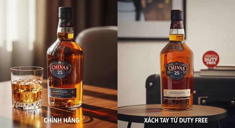 Có nên mua rượu Chivas 25 xách tay duty free hay mua chính hãng? Có nên mua rượu Chivas 25 xách tay từ duty free hay mua chính hãng? - Chivas 25 – Biểu Tượng Của Đẳng Cấp Và Thời Gian