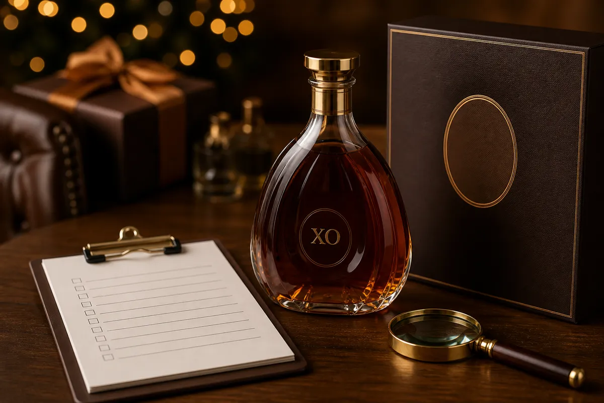 Kiểm tra rượu cognac XO cao cấp để phân biệt thật giả