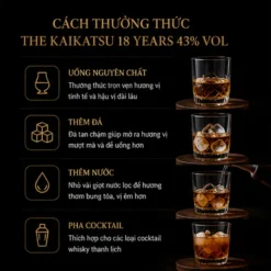 Rượu Kaikatsu 18 Years 43% 700ml