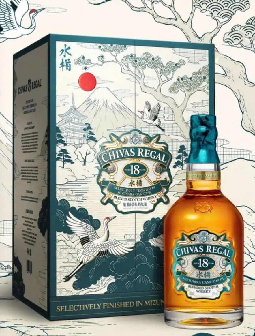 Chivas Regal 18 Mizunara Hộp Quà Tết 2027 Chivas Regal 18 Mizunara Hộp Quà Tết 2027