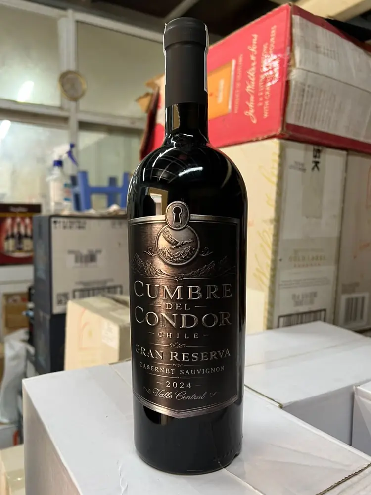 Rượu Vang Đỏ Cumbre del Condor Gran Reserva 2024 Chai rượu vang đỏ Cumbre del Condor Gran Reserva 2024 mặt trước