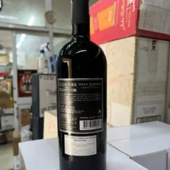 Nhãn sau chai rượu vang Cumbre del Condor Gran Reserva 2024