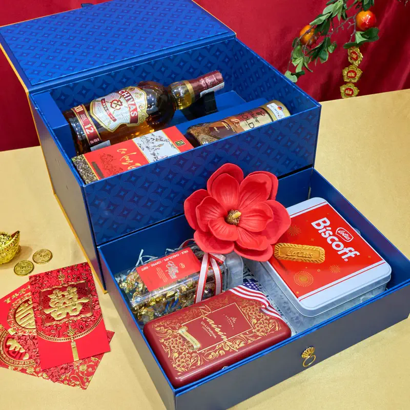 Hộp quà Tết 1-2 triệu sang trọng, gợi ý chọn rượu theo đối tượng Tết 2027