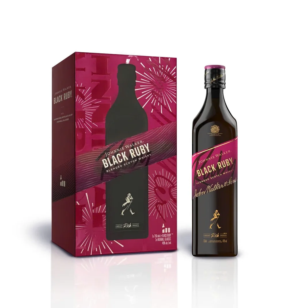 Johnnie Walker Black Ruby Hộp Quà Tết 2027 Johnnie Walker Black Ruby Hộp Quà Tết 2027