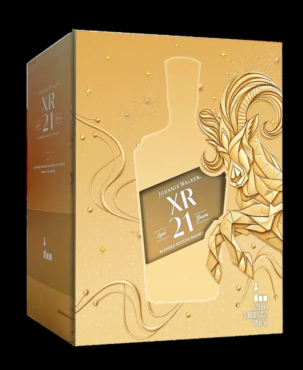 Johnnie Walker XR 21 Year of the Goat Hộp Quà Tết 2027 Johnnie Walker XR 21 Year of the Goat Hộp Quà Tết 2027