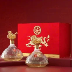 Rượu Ngũ Lương Dịch Kim Chi Ngọc Diệp hộp quà 2 chai 500ml