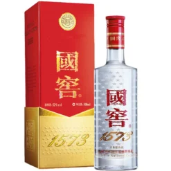 Rượu Guojiao 1573 52 độ 500ml kèm hộp đỏ vàng chính hãng