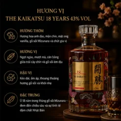 Rượu Kaikatsu 18 Years 43% 700ml
